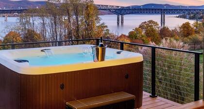 Hudson River Views meets Mid-Century Chic!