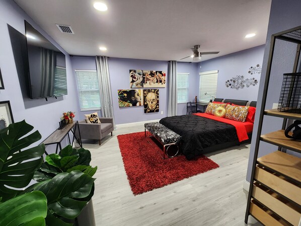 1 bedroom, iron/ironing board, free WiFi, bed sheets