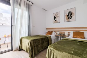 2 bedrooms, WiFi, bed sheets - PANORAMIC warm pool home (Finestrat)