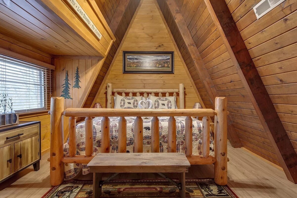 Photo 54 of So many bedrooms! Gatlinburg's best group cabin! Fire pit / hot tub / game room!