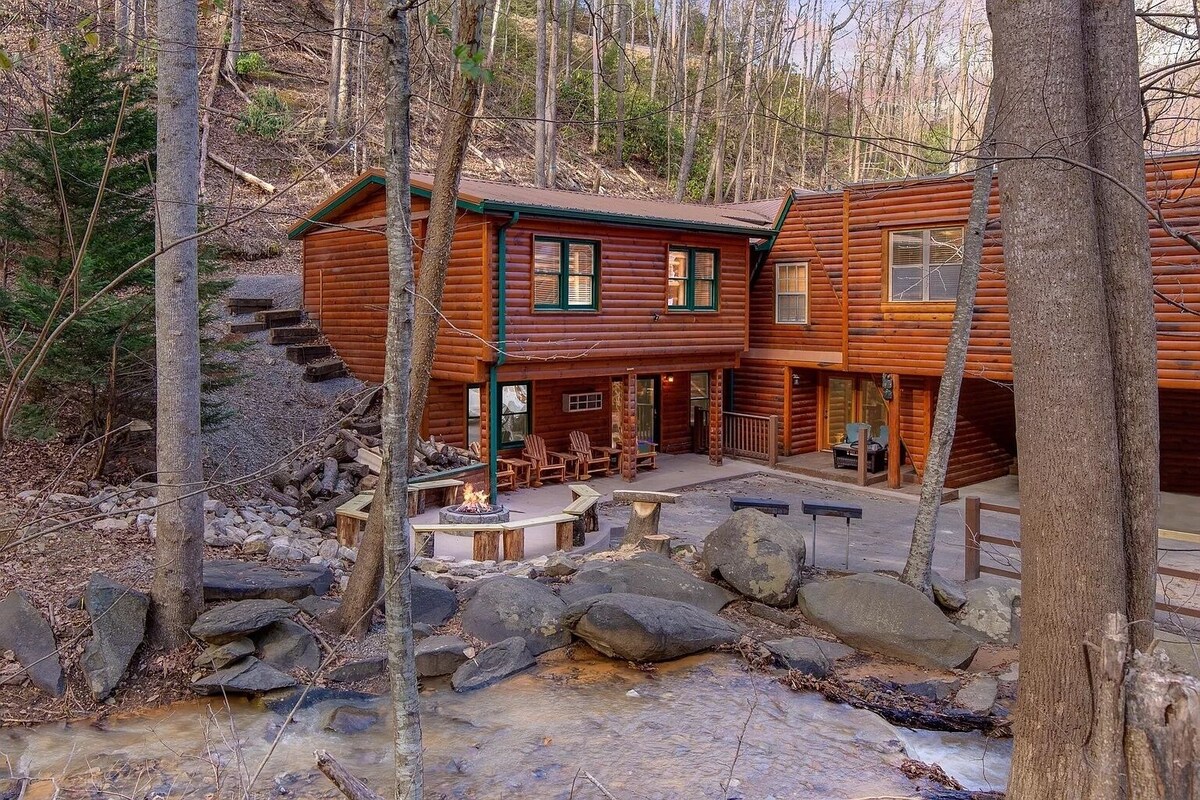 Photo 42 of So many bedrooms! Gatlinburg's best group cabin! Fire pit / hot tub / game room!