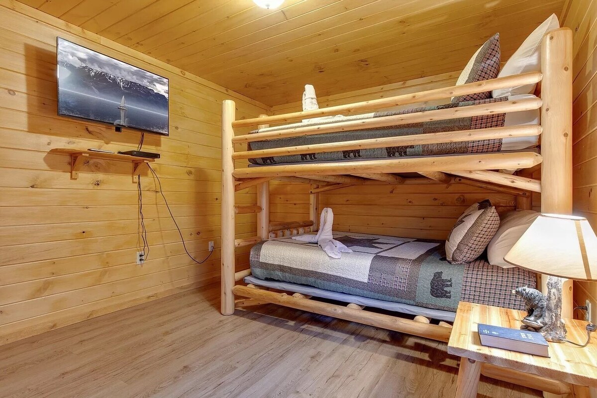Photo 61 of So many bedrooms! Gatlinburg's best group cabin! Fire pit / hot tub / game room!