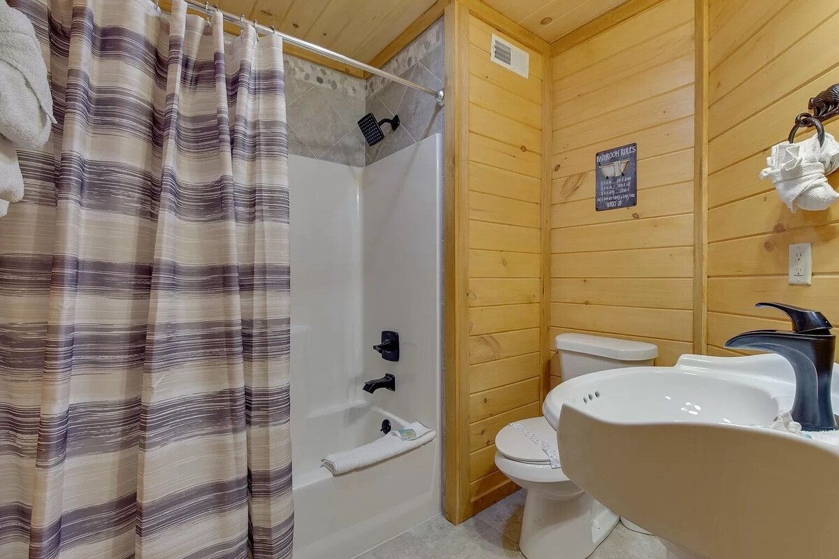 Photo 64 of So many bedrooms! Gatlinburg's best group cabin! Fire pit / hot tub / game room!