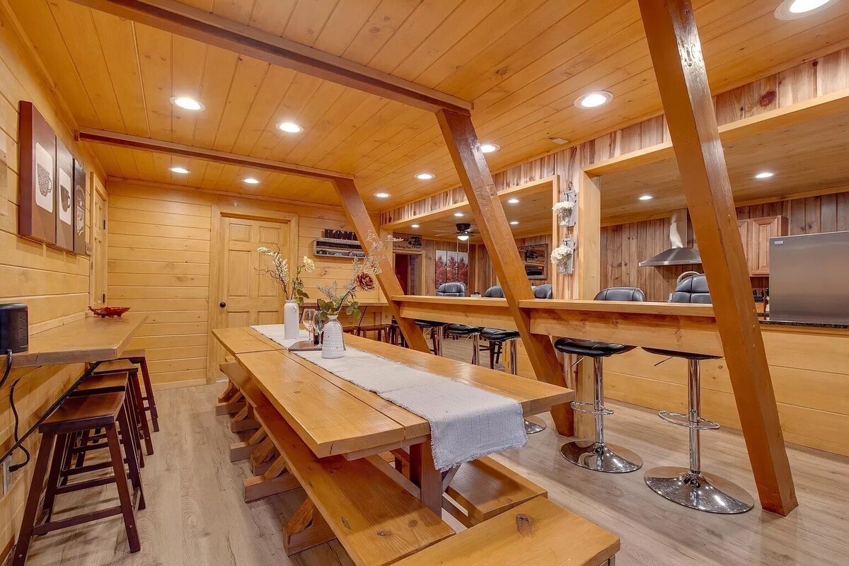 Photo 50 of So many bedrooms! Gatlinburg's best group cabin! Fire pit / hot tub / game room!