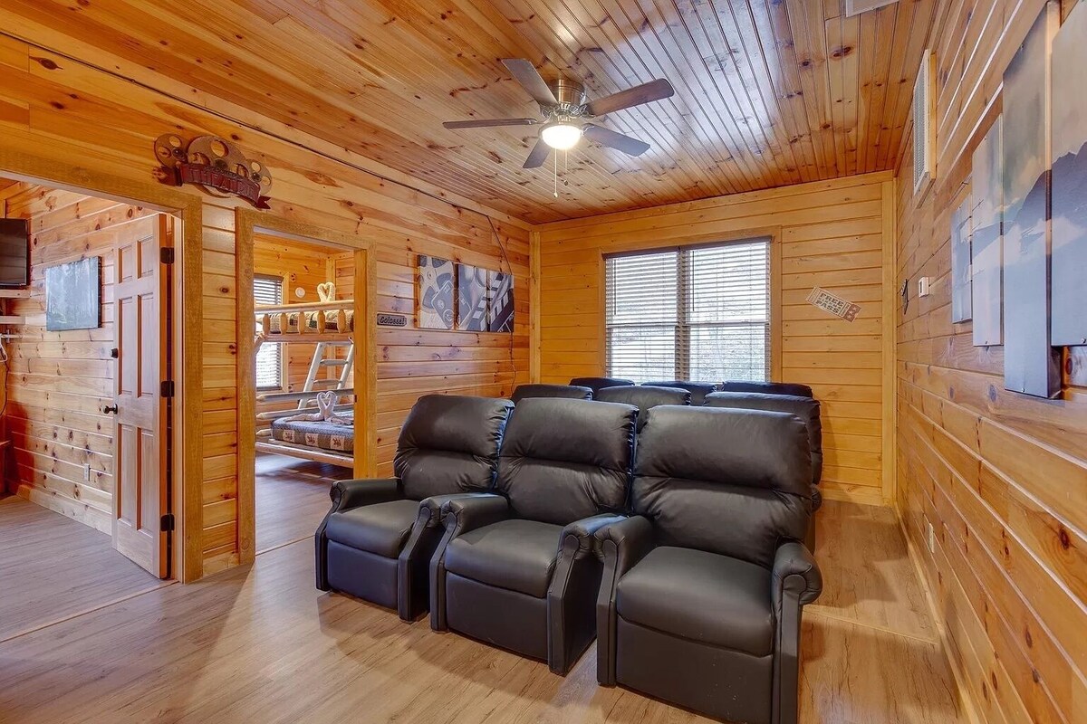 Photo 65 of So many bedrooms! Gatlinburg's best group cabin! Fire pit / hot tub / game room!