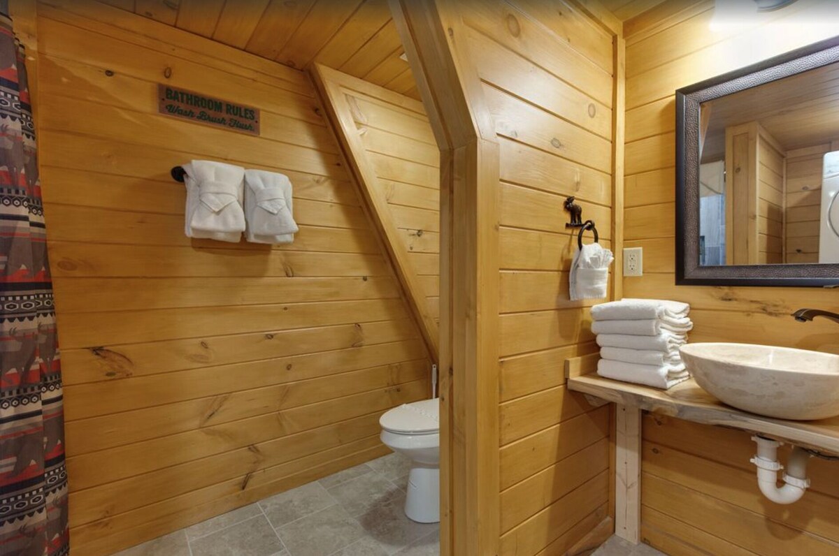 Photo 70 of So many bedrooms! Gatlinburg's best group cabin! Fire pit / hot tub / game room!