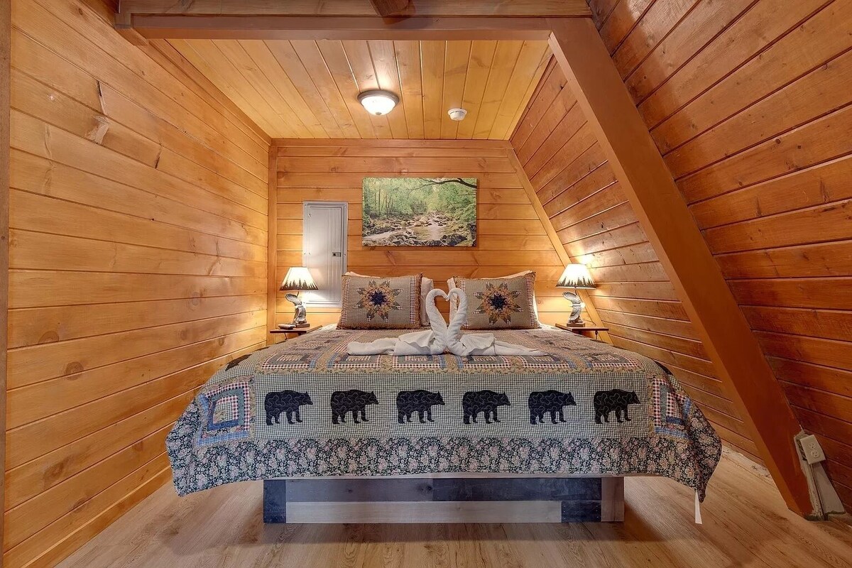 Photo 56 of So many bedrooms! Gatlinburg's best group cabin! Fire pit / hot tub / game room!