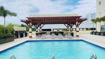 Apartment, 2 Bedrooms, Accessible, Balcony | Pool | Outdoor pool