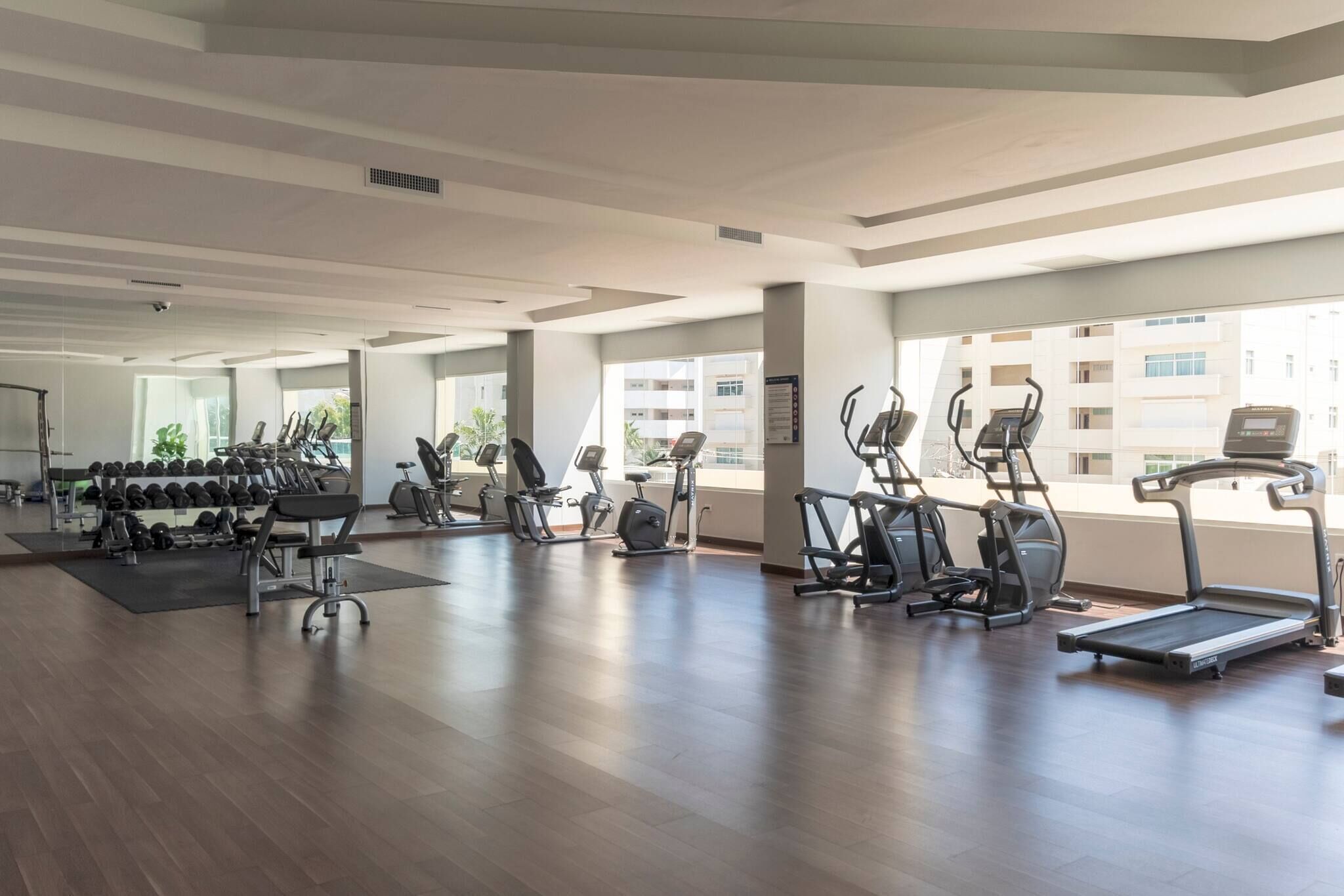 Apartment, 2 Bedrooms, Accessible, Balcony | Fitness facility