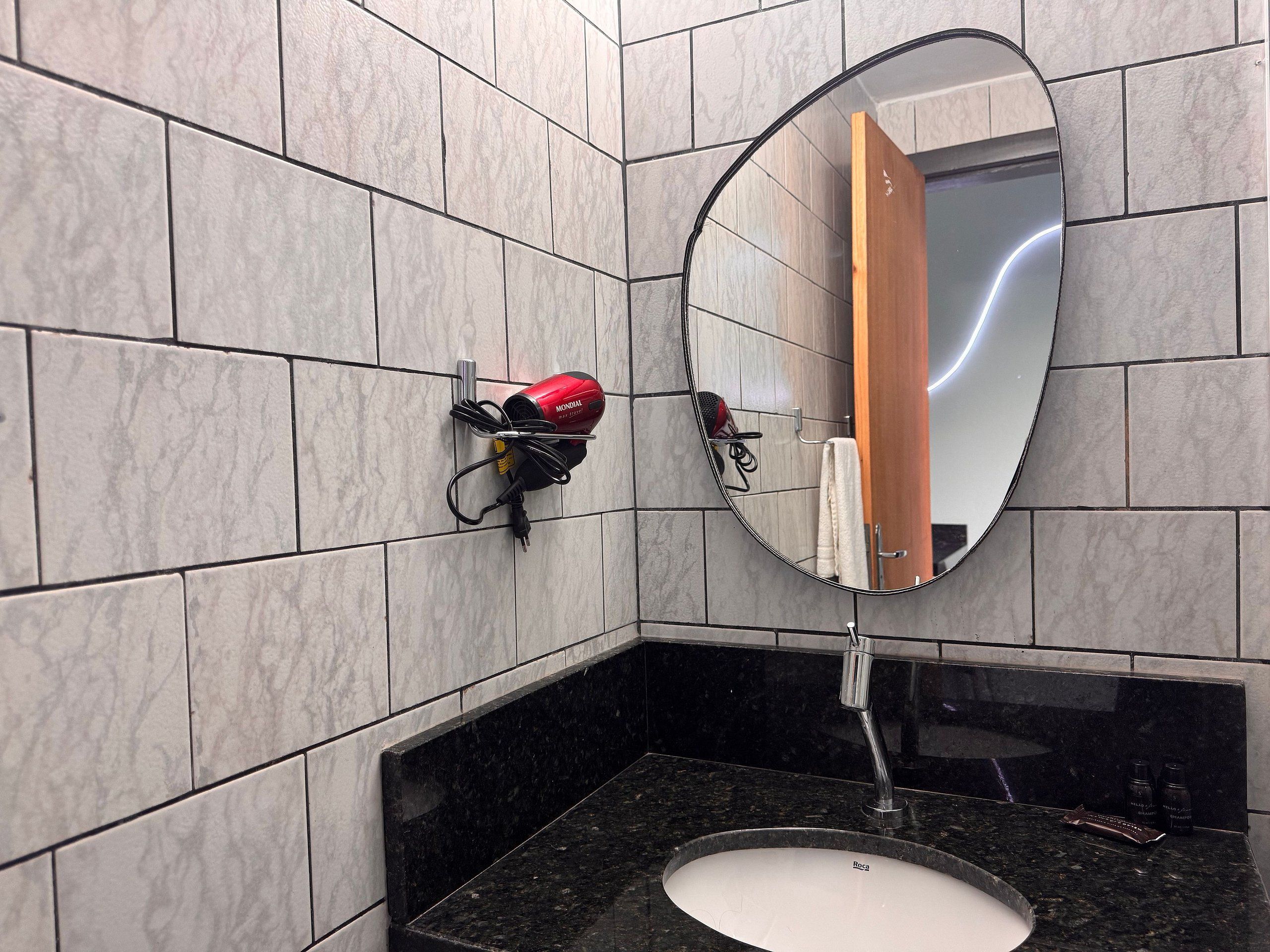 Economy Studio | Bathroom | Hair dryer, bidet, towels, soap