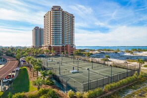 Sports court - Portofino 2-905 | Gulf Views | Spa | Pools | Tennis | My Beach Getaways (Pensacola Beach)
