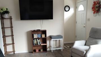 Smart TV, ping pong, books