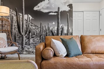 Relax setting with the sonoran desert as your backdrop 