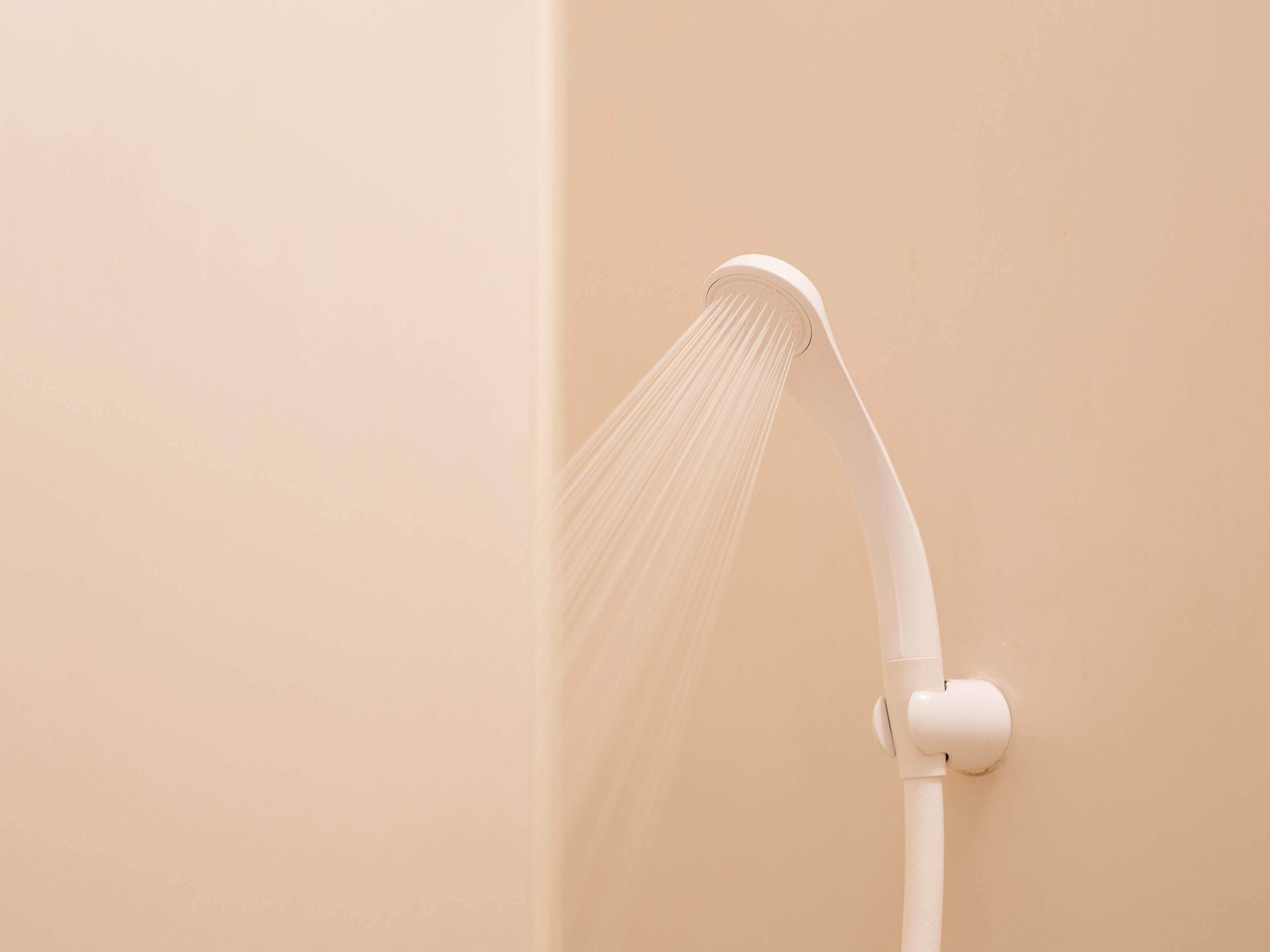 Ensemble douche/baignoire, sèche-cheveux, chaussons, serviettes fournies