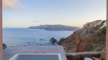 Apartment, Ensuite, Sea View (Anastasia) | Outdoor spa tub