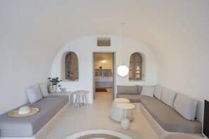 Appartement, salle de bains attenante, vue mer (Anastasia) | Bar lounge