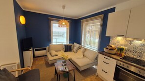 TV, DVD player, stereo