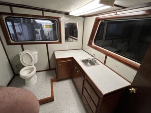 Towels, soap, toilet paper