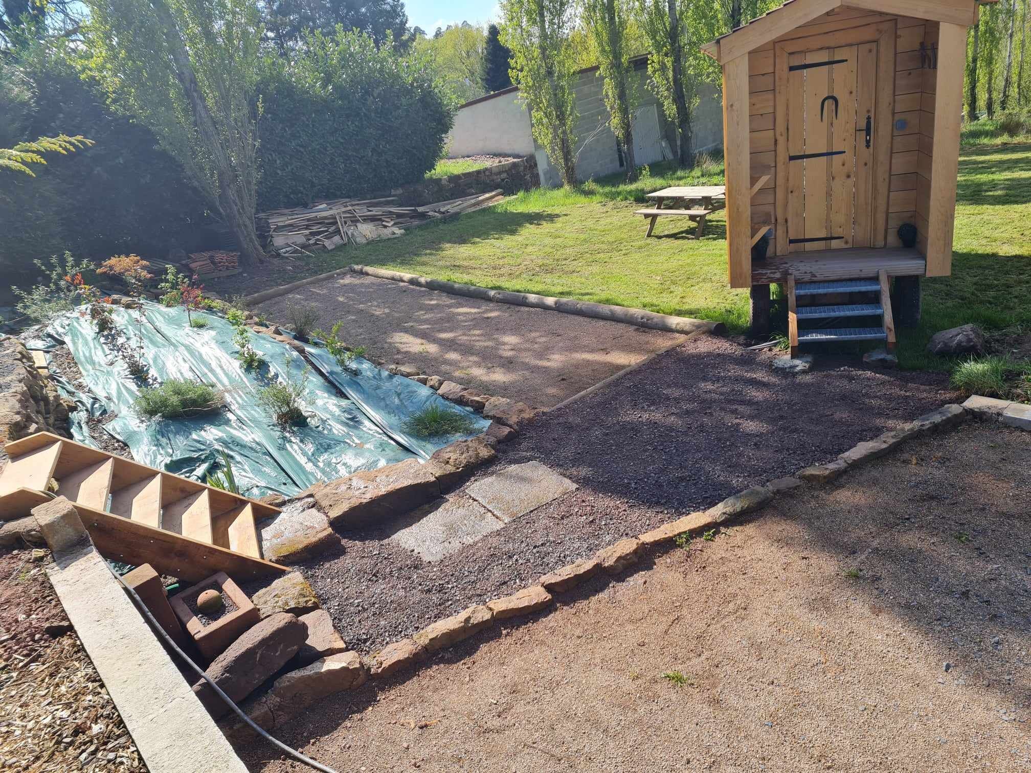 Enceinte de l’hébergement