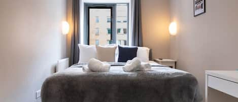 2 bedrooms, iron/ironing board, free WiFi, bed sheets