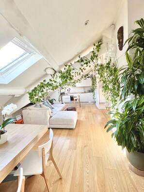 Smart TV - Luxury bright attic in historical building in the center of Milan (Milano)