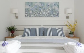 3 多间卧室、旅行婴儿床、免费 WiFi、床单