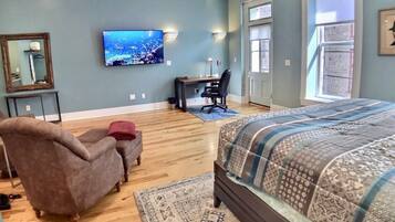 1 soveværelse, skrivebord, strygejern/strygebræt, Wi-Fi