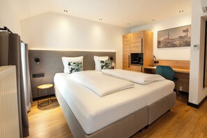 Double Room | In-room safe, desk, soundproofing, cots/infant beds - Das Metzgerbräu (Hohenwart)