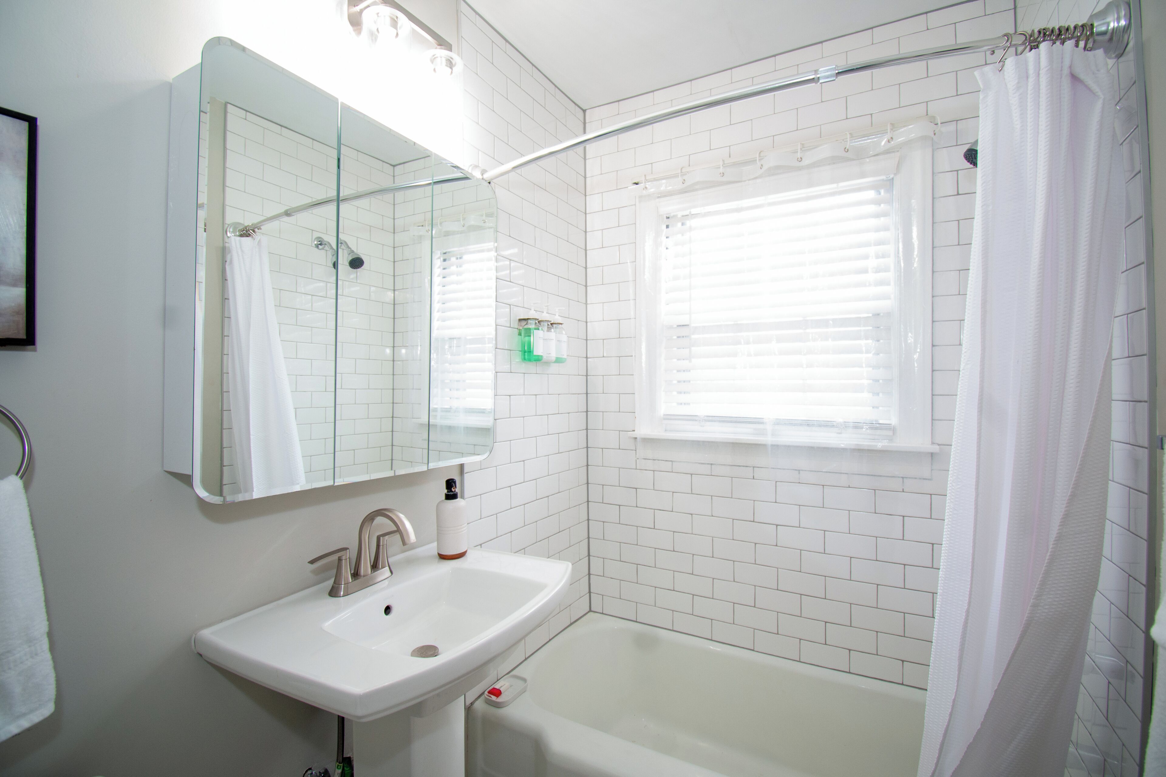 Towels, soap, toilet paper