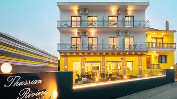 Front of property - evening/night