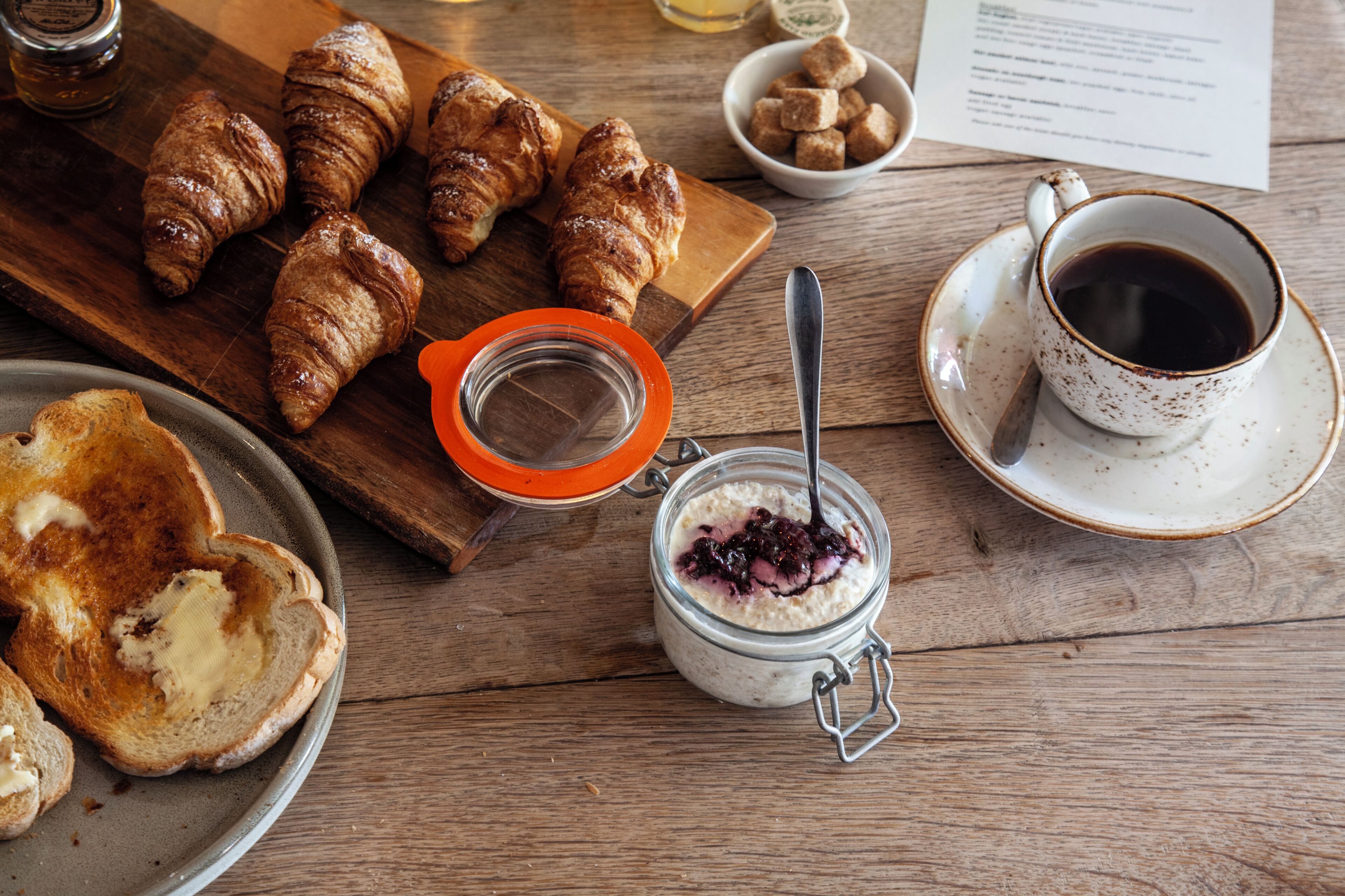 Petit déjeuner préparé à la commande compris tous les jours