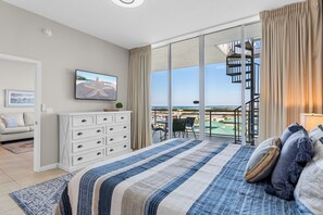 1 bedroom, iron/ironing board, free WiFi, bed sheets - Destin West Villa PH04 ~ Penthouse w /Hot Tub on Private Rooftop Terrace ~ Beach Views! (Fort Walton Beach)