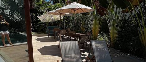 Opções para refeição ao ar livre