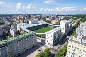 Voorkant van accommodatie