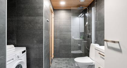 Spacious 2BR at Tammela Stadium - Sauna & Balcony