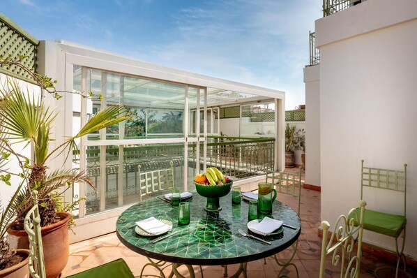 Stadtwohnung, 3 Schlafzimmer | Terrasse/Patio