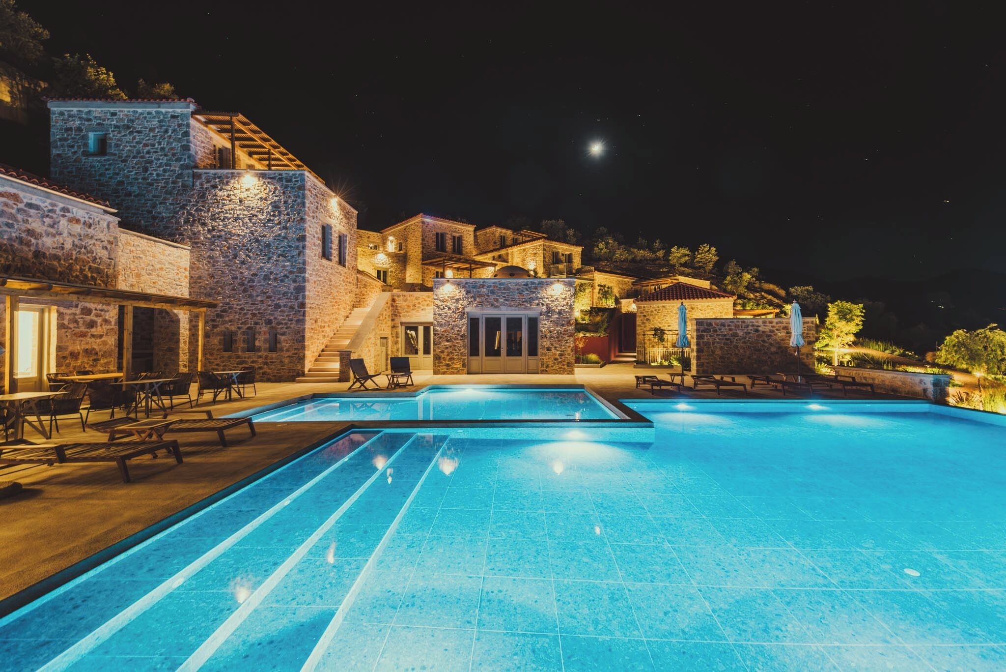 Front of property – evening/night