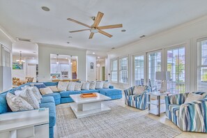 Smart TV, video games, ping pong, books