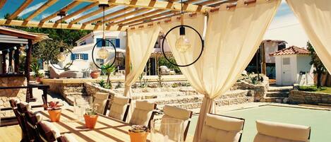 Opções para refeição ao ar livre