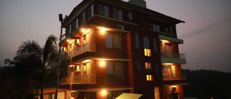 Façade de l’hébergement