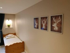 1 soveværelse, weekendseng, sengetøj