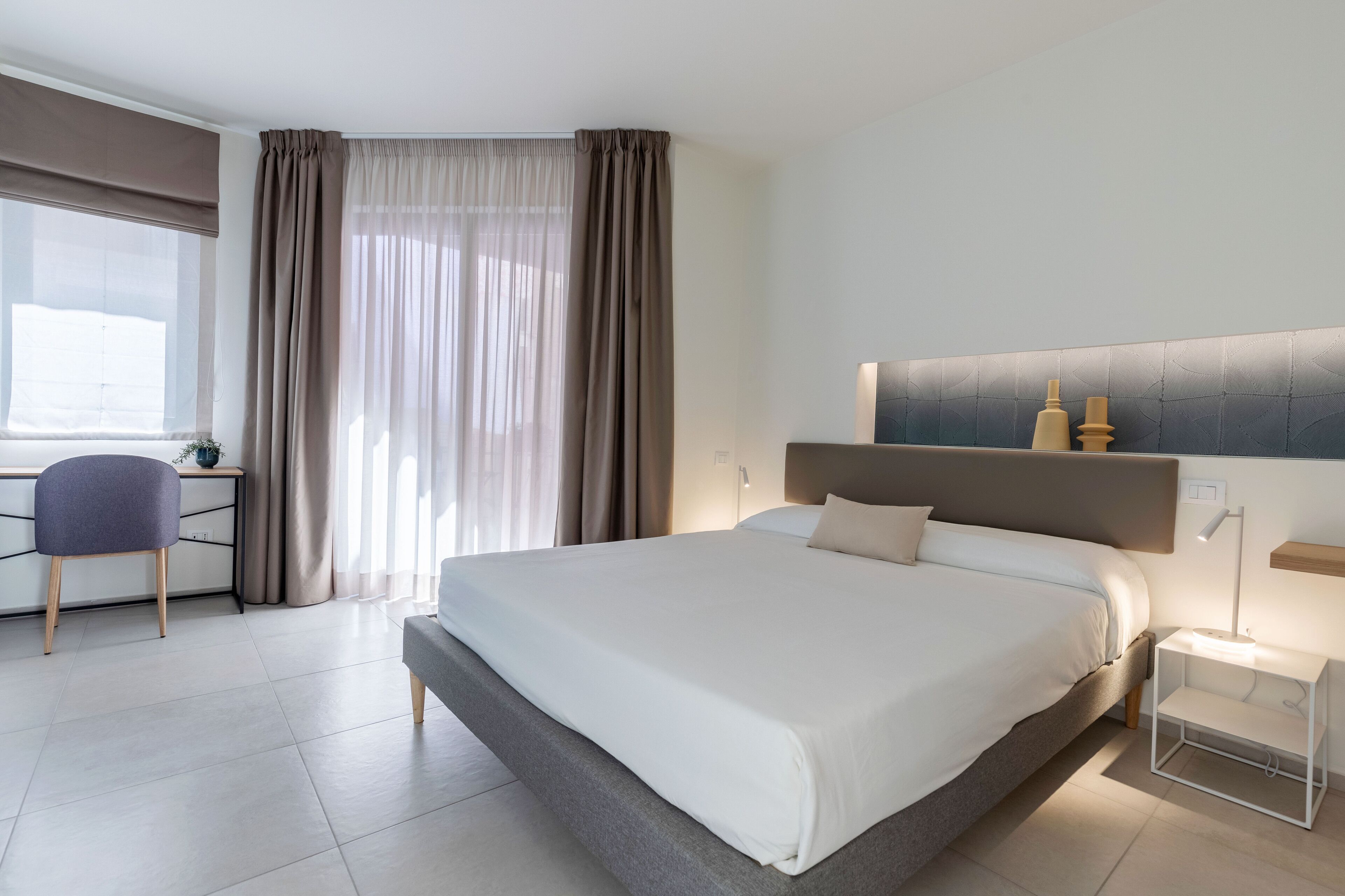 1 chambre, literie de qualité supérieure, couette en duvet d'oie