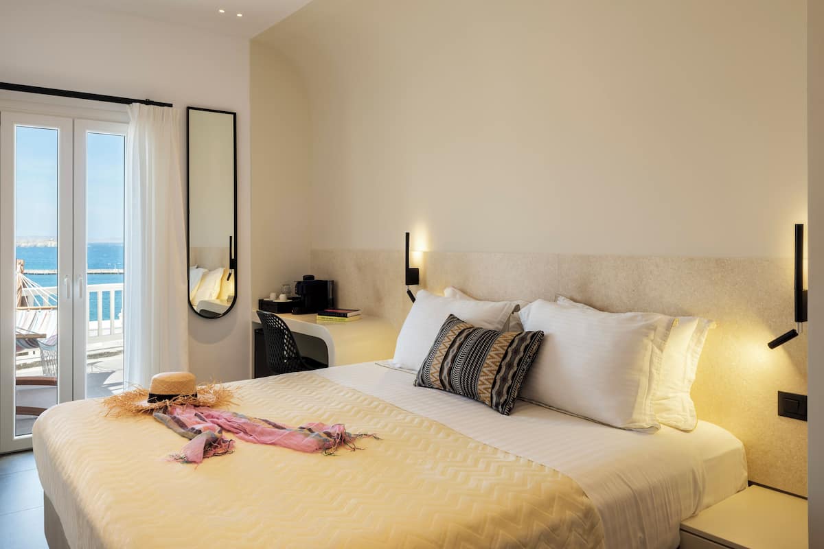 Premium bedding, memory foam beds, minibar, in-room safe