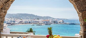 Yalos hotel sunset view 
