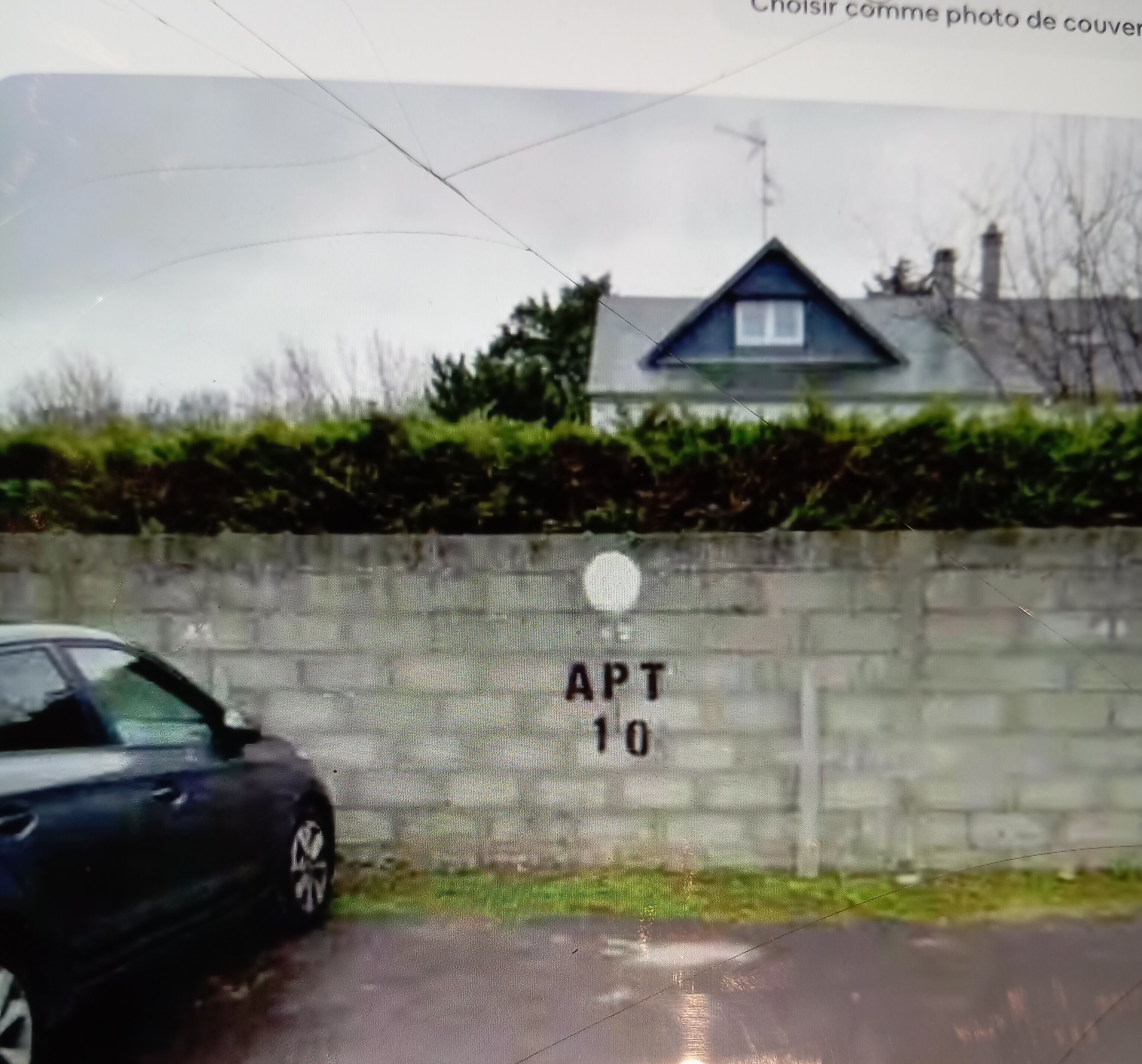 Parkering på området