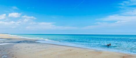 Sun loungers, beach towels
