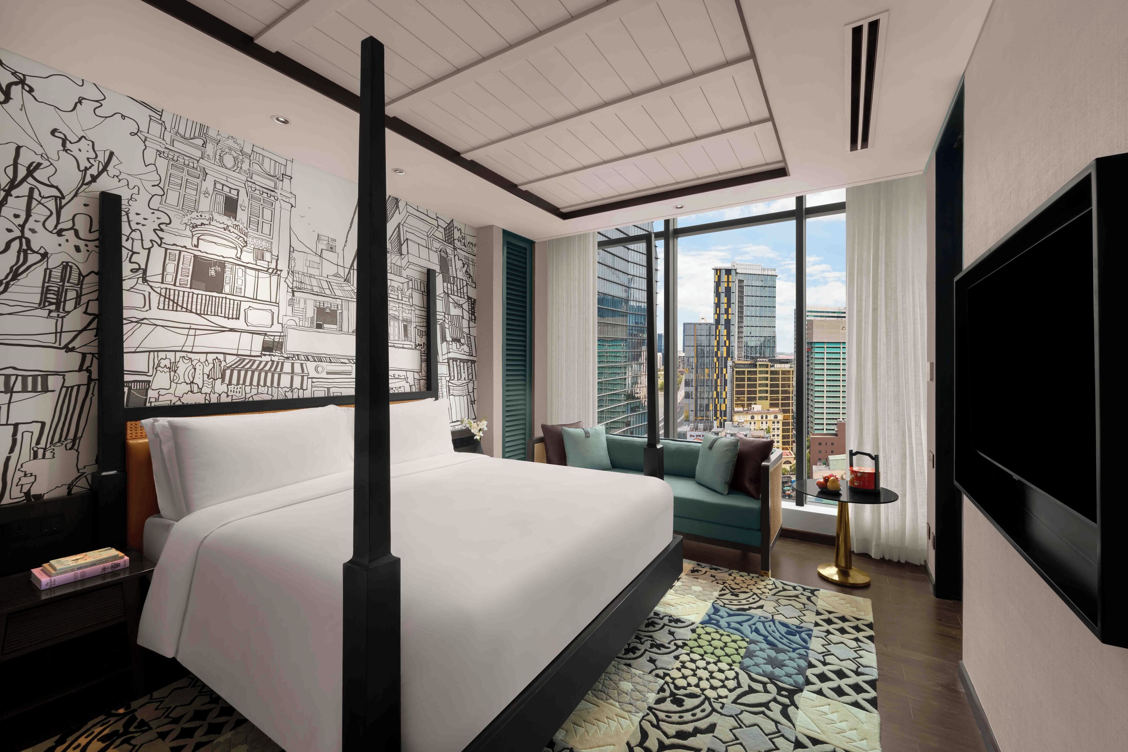 Minibar, coffres-forts dans les chambres, lits bébé (gratuits)