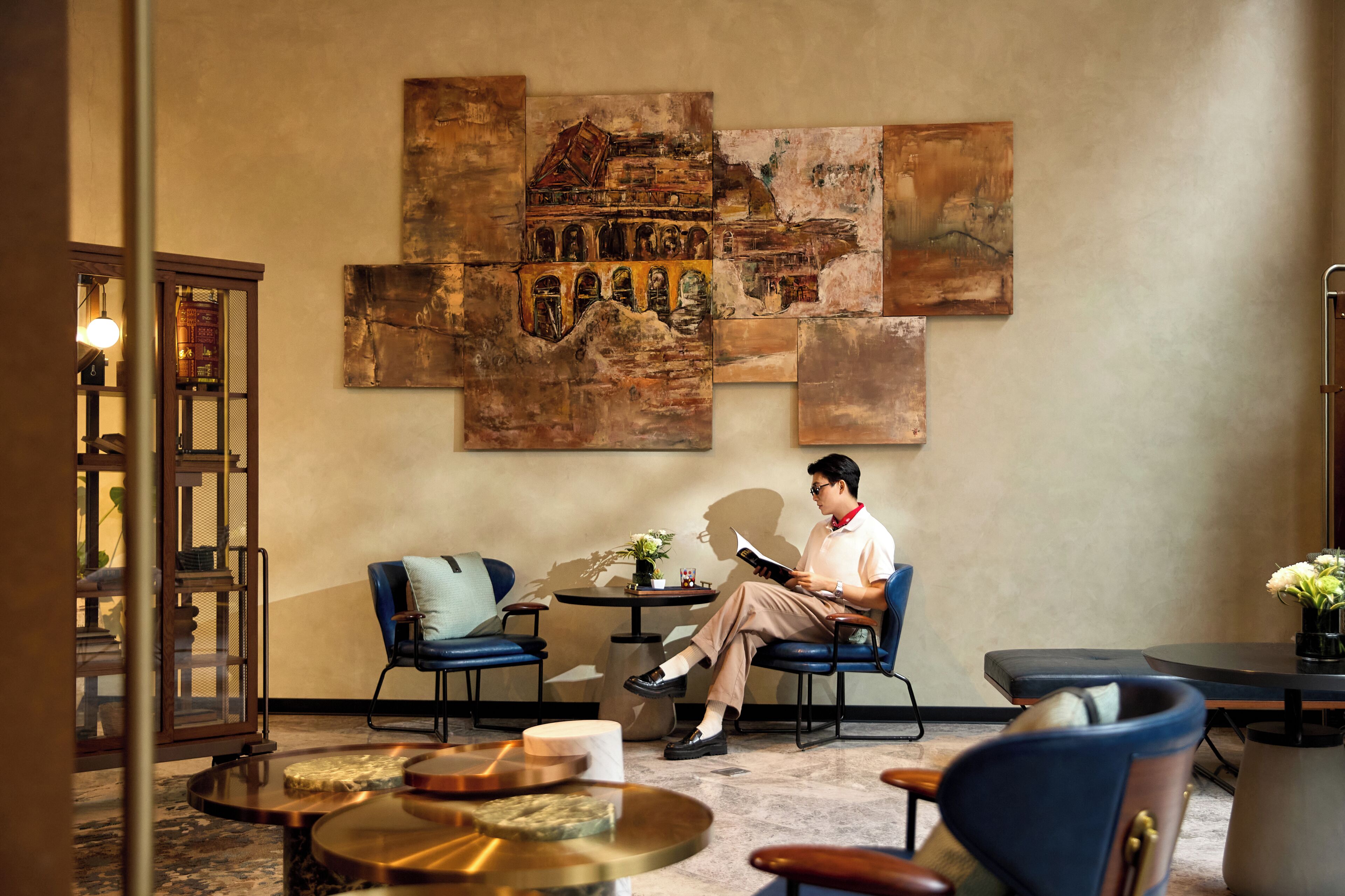 Lobby sitting area