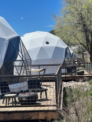 Terrace/patio - Pagosa River Domes (Pagosa Springs)