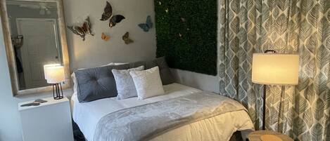 1 makuuhuone, silitysrauta/-lauta, ilmainen Wi-Fi, vuodevaatteet